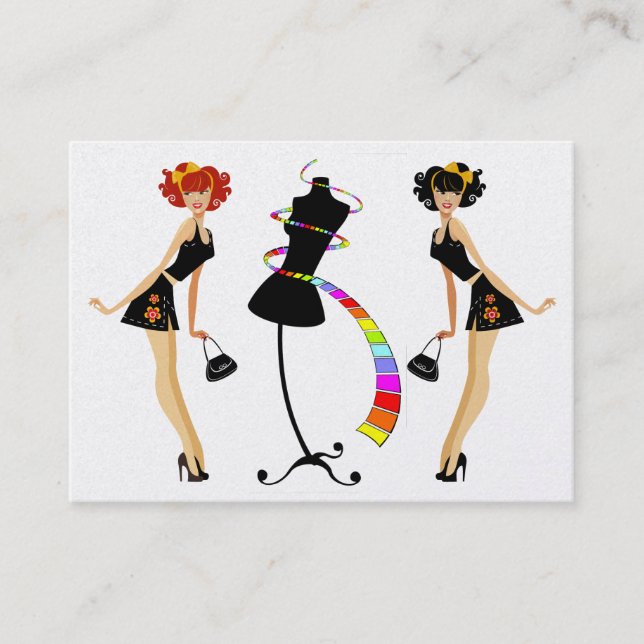 Carte De Visite Mode / Coiffure / Gestion du poids (Devant)