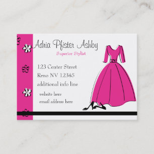 Carte De Visite Mode de Fling de ressort