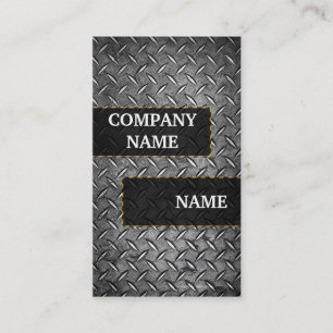 Carte De Visite Model metal diamond card