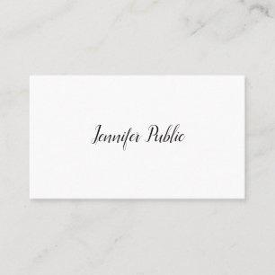 Carte De Visite Modèle à la main Mini minimaliste tendance moderne