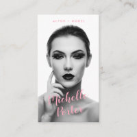 Modèle acteur photo moderne noir et blanc
