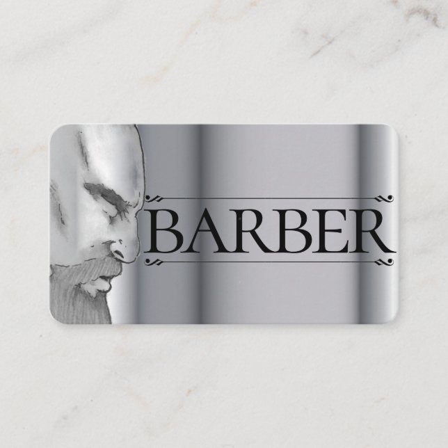 Carte De Visite Modèle barbare (Devant)