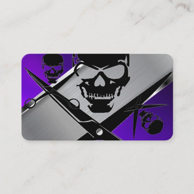 Carte De Visite Modèle barbare (Devant)