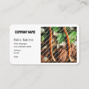 CARTE DE VISITE MODÈLE BASIC, Taqueria