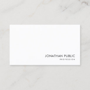 Carte De Visite Modèle de conception minimaliste élégant moderne t