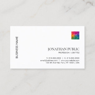 Carte De Visite Modèle de logo personnalisé professionnel élégant