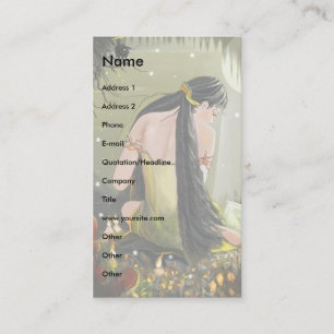 Carte De Visite Modèle de nuit magique