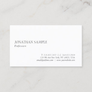 Carte De Visite Modèle de script de calligraphie moderne professio