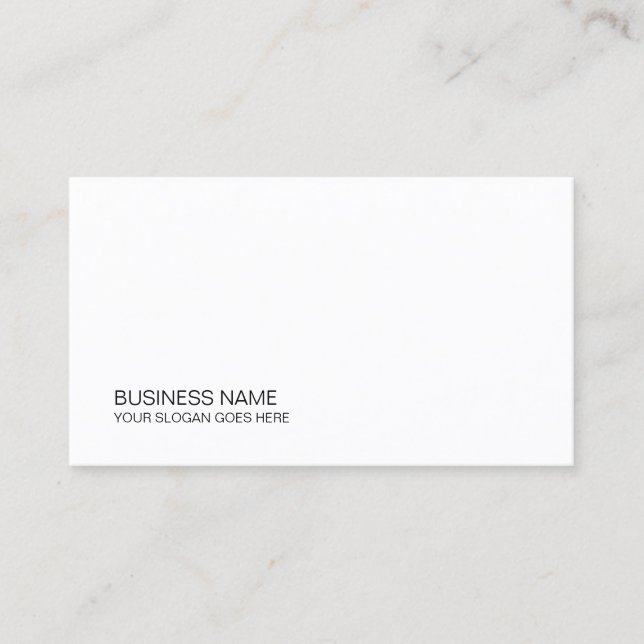 Carte De Visite Modèle d'entreprise moderne simple et tendance (Devant)