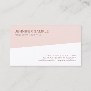 Carte De Visite Modèle design moderne tendance élégant minimaliste