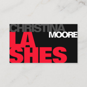 Carte De Visite Modèle du logo de script de typographie moderne B