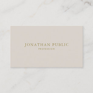 Carte De Visite Modèle minimaliste professionnel moderne personnal