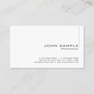 Carte De Visite Modèle minimaliste professionnel personnalisé et m