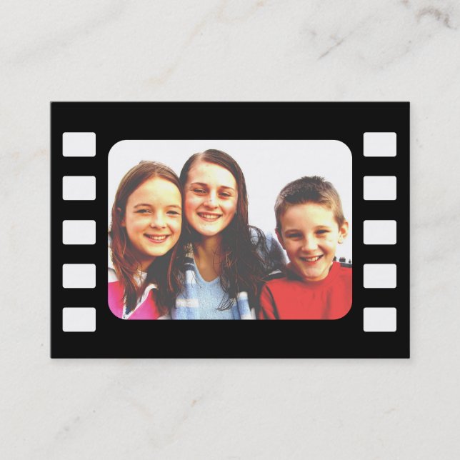 Carte De Visite Modèle, modèle de film (Devant)