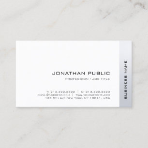 Carte De Visite Modèle moderne d'entreprise élégant de concepti