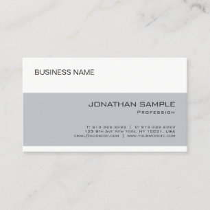 Carte De Visite Modèle moderne élégant simple professionnel