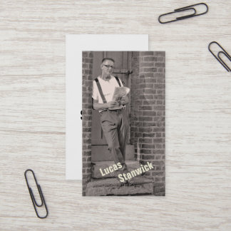 Carte De Visite Modèle personnalisé de construction minimaliste