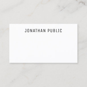 Carte De Visite Modèle simple élégant professionnel moderne person