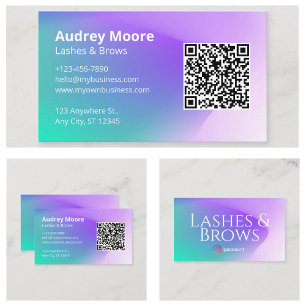 Carte De Visite Modèles de branding de salon de beauté