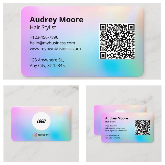 Carte De Visite Modèles de coiffeur (Hair Stylist Templates Business Card
)