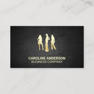Carte De Visite Modèles Gold   Arrière - plan de texture noire