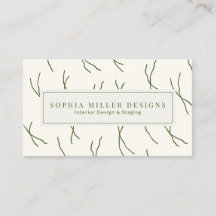 Modern Boho Abstract Lines Designer | Cream White