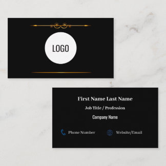 Carte De Visite Modern Minimalist Business Card with Elegant White