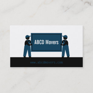 Carte De Visite Modern Mover Transport Services Logistics Company