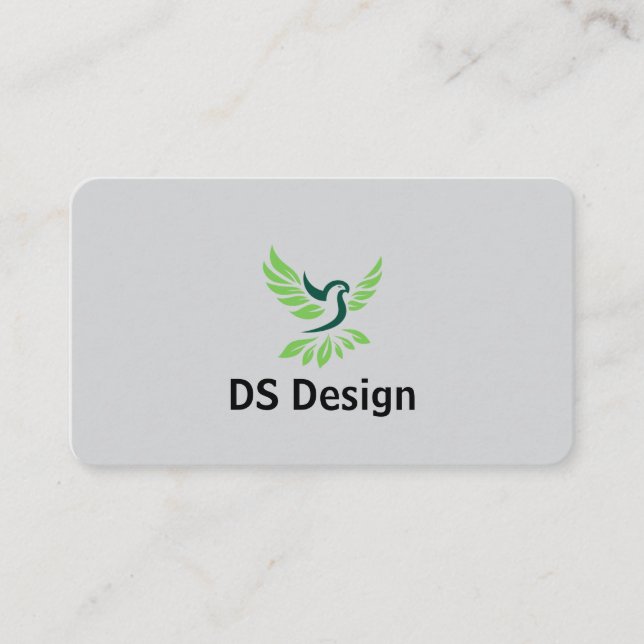 Carte De Visite Modern Phoenix Logo Business Card (Devant)