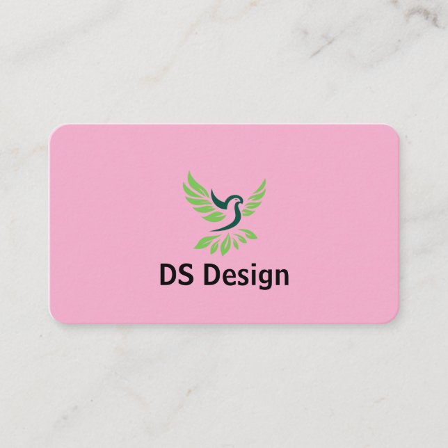 Carte De Visite Modern Phoenix Logo Business Card (Devant)