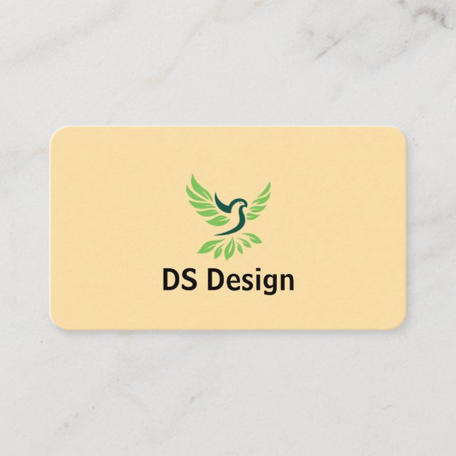 Carte De Visite Modern Phoenix Logo Business Card (Devant)