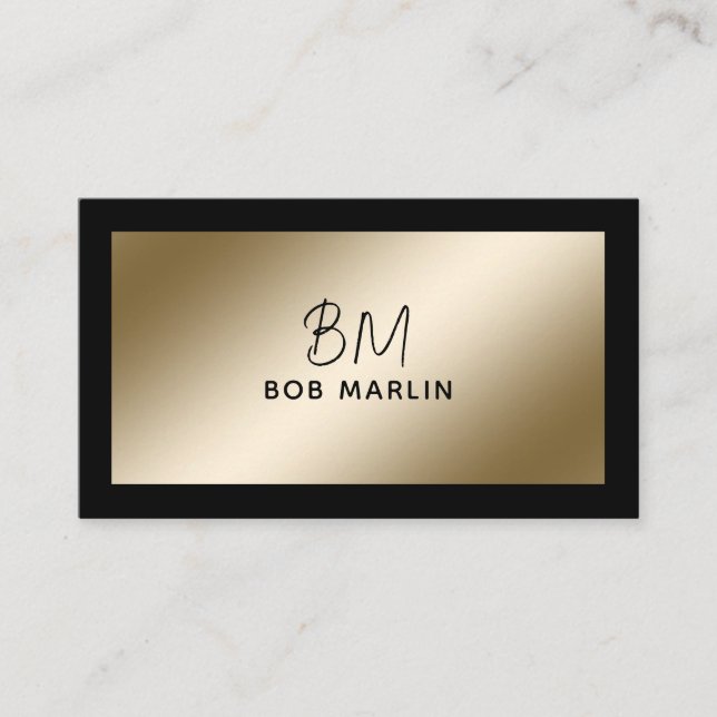 Carte De Visite Modern Professional Minimalist Executive Generic (Devant)