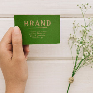 Carte de visite Moderne Bleue avec Code QR | Entre