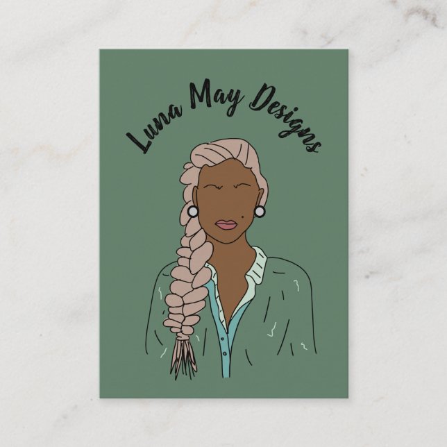 Carte de visite moderne Boss Femme Bijoux (Devant)