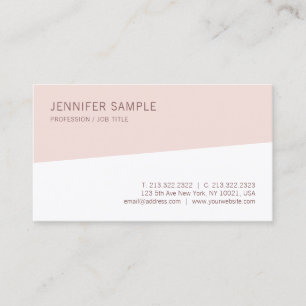 Carte De Visite Moderne Chic minimaliste Design Modèle tendance