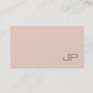 Carte De Visite Moderne Chic Monogram Plain Professional Luxe