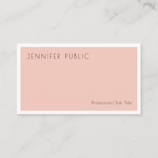 Carte De Visite Moderne Creative Simple Design Modèle (Devant)