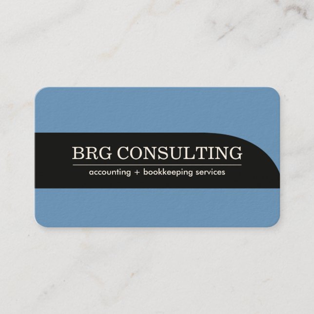 Carte de visite moderne de comptable (Devant)