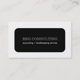 Carte de visite moderne de comptable