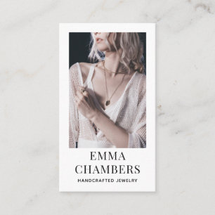 Carte de visite moderne de joaillerie