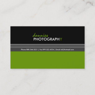 Carte de visite moderne de photographe