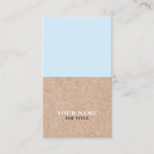 Carte de visite moderne de verticale de Papier