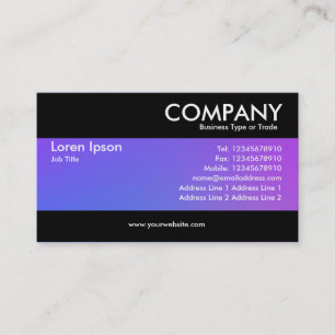 Carte De Visite Moderne - Dégradants doux