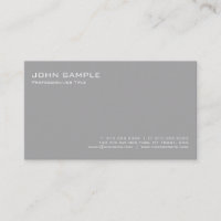 Moderne Design Gris Professionnel Simple Simple