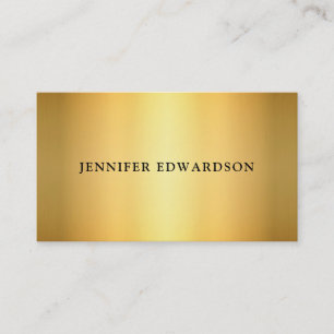 Carte De Visite Moderne design tendance minimaliste or professionn