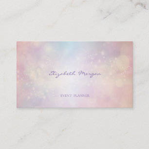 Carte De Visite Moderne Elegant Bokeh Professionnel