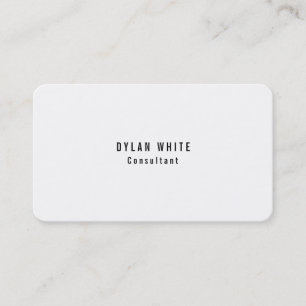 Carte De Visite Moderne, élégant, créatif, noir et blanc