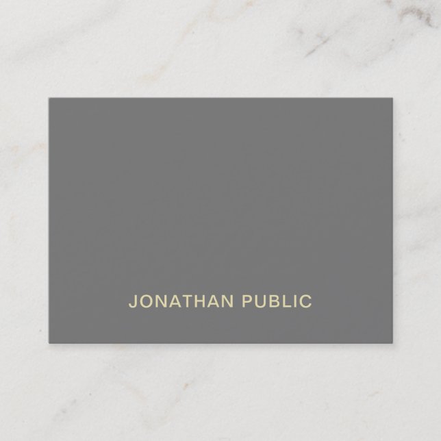 Carte De Visite Moderne Elégant Design Propre Professionnel tendan (Devant)