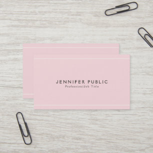 Carte De Visite Moderne élégant Glamor Plain Luxe Professionnel
