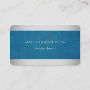 Carte De Visite Moderne Elegant Gold Foil Metal Professional
